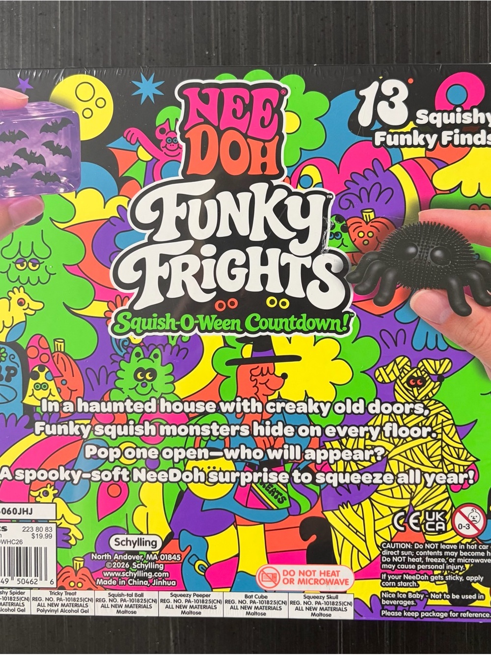 NeeDoh Funky Frights Squish-O-Ween Countdown - Sealed - Picture 2 of 4